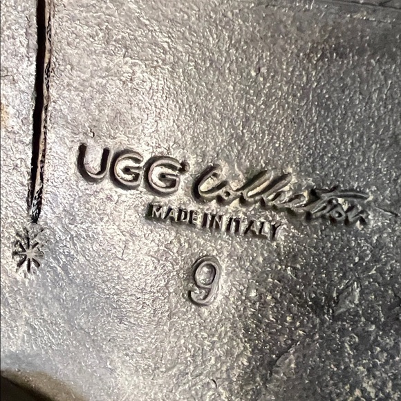 UGG Navy Nubuck Leather Chukka Boots Size 8 Made In Italy main image 6